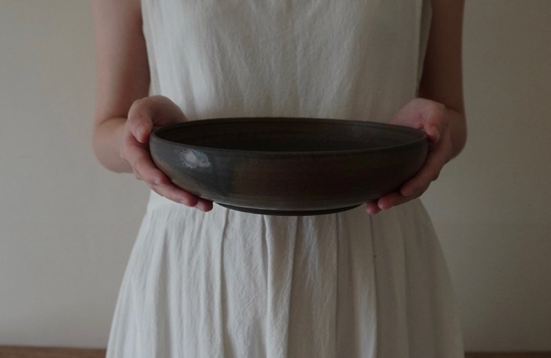 山雾盘 - 盘子/餐盘/盘架 - 陶 黑色