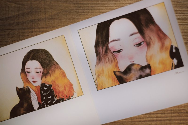 对单调过敏 正値她的过敏季 插画卡片 - 卡片/明信片 - 纸 