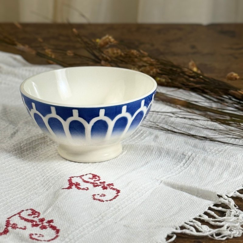 50560-迷人法国古董拿铁碗 - 碗 - 瓷 