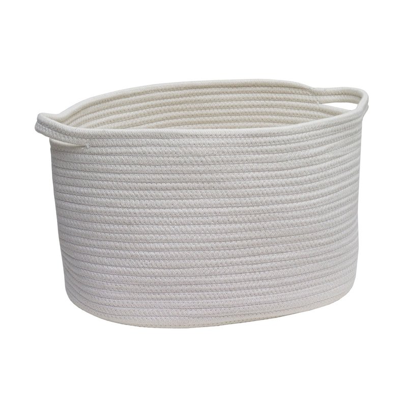 雷娜收纳篮 (中/象牙白) - Rena Storage Basket (Medium/Ivory) - 收纳用品 - 棉．麻 