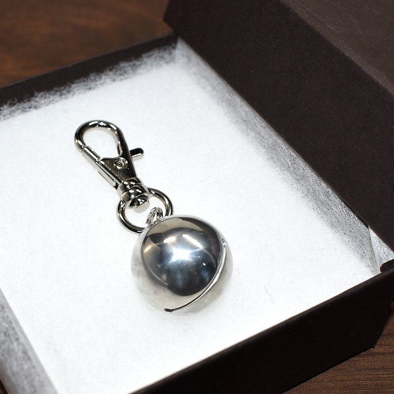 铃铛 钥匙圈 纯银制 - 钥匙链/钥匙包 - 银 银色