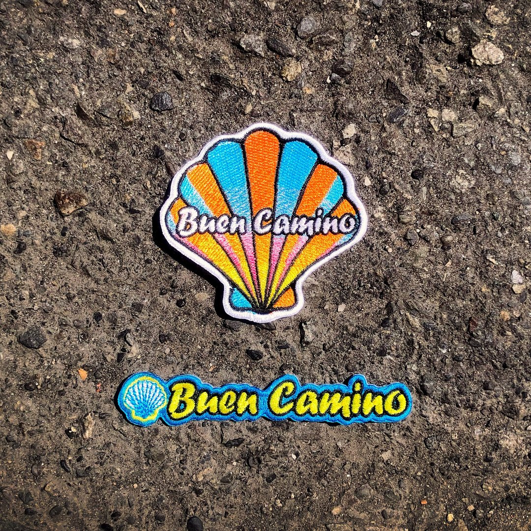 【去走走刺绣布贴】Buen Camino 朝圣之路 一路平安 / 贝壳 - 其他 - 绣线 