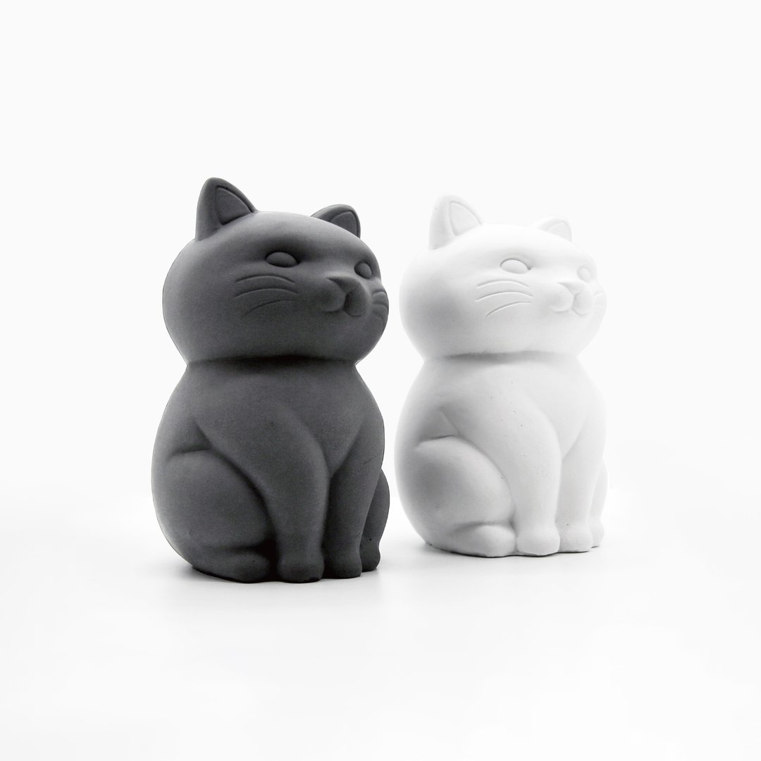 Big FAT cat I 大肥猫扩香石 I 猫肥家润 I 附精油－马年开运小物 - 香薰/精油/线香 - 水泥 灰色