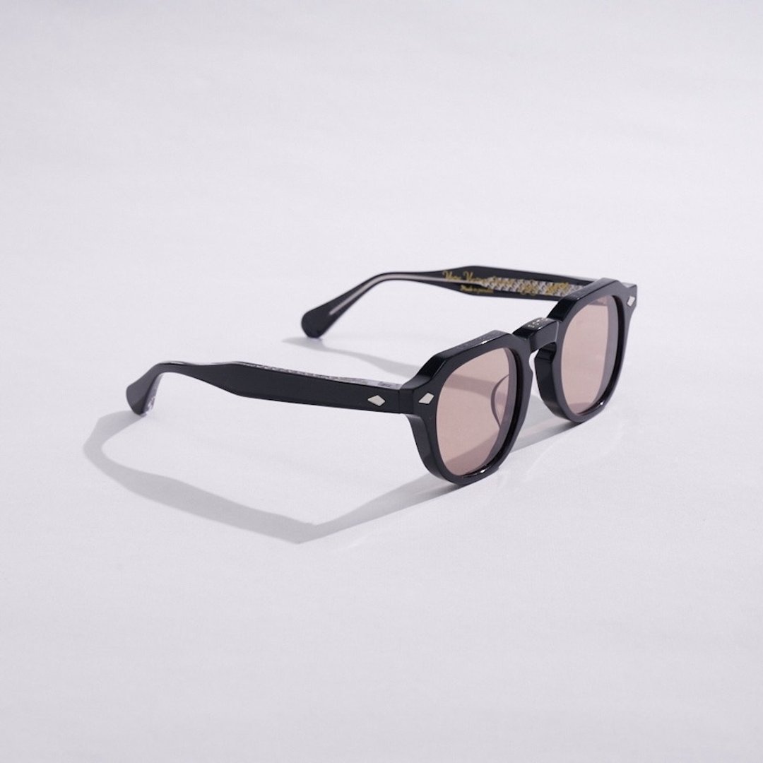 Vatic Vintage Optical Soto Black 8mm 法式皇冠厚切胶卷墨镜 - 眼镜/眼镜框 - 其他材质 