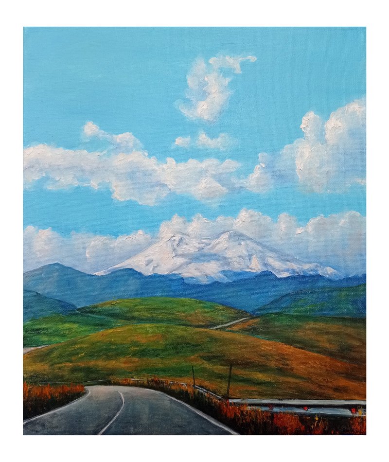 山 原画 家居装饰画 挂画  风景挂画  自然画 居家生活 - 海报/装饰画/版画 - 其他材质 多色