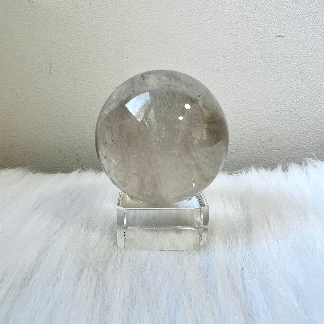 白晶球 | 水晶 | 水晶球 | 水晶摆件 - 摆饰 - 水晶 透明