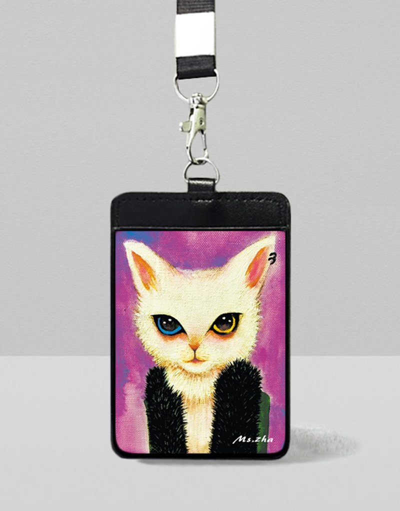摇滚猫识别证套\喜爱摇滚乐的猫\加送狗狗猫猫明信片一张(随机) - 证件套/卡套 - 人造皮革 