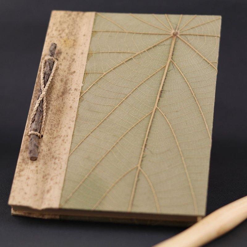 树叶笔记本 本意 - 笔记本/手帐 - 植物．花 绿色