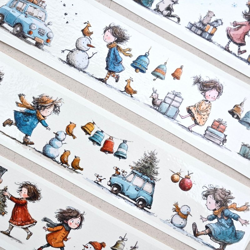 Jingle Bells 亮面PET胶带 - 纸胶带 - 塑料 