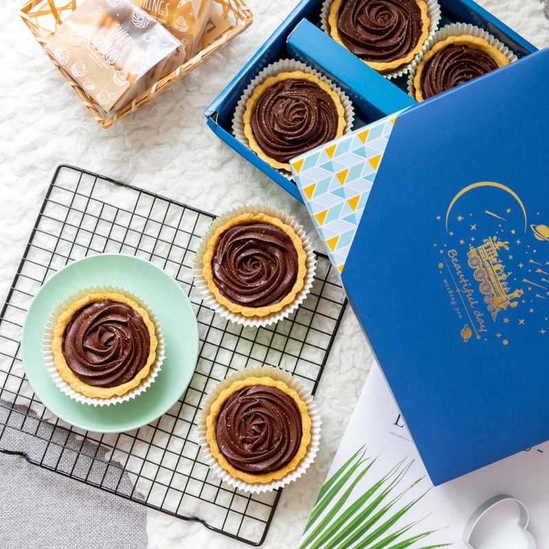 巧塔玫瑰/巧克力塔/生酮/礼盒 - 巧克力 - 新鲜食材 咖啡色