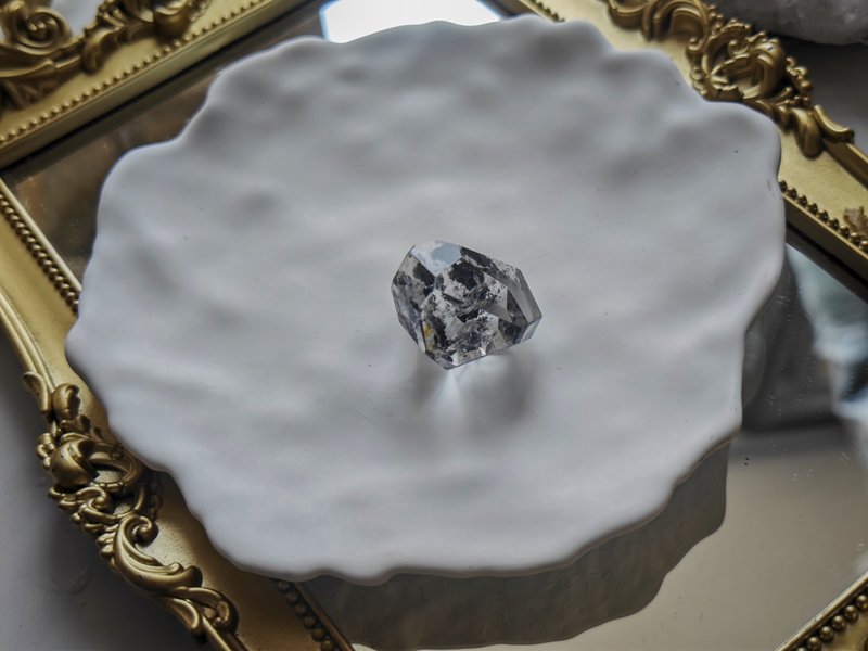 闪灵钻原石|最佳疗愈水晶|能量石|彩虹 - 项链 - 水晶 
