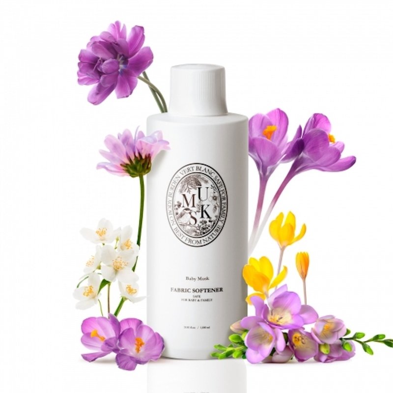 韩国 VERTBLANC 宝宝天然衣物柔软精-白色麝香 (1000ml) - 衣物清洁 - 其他材质 白色