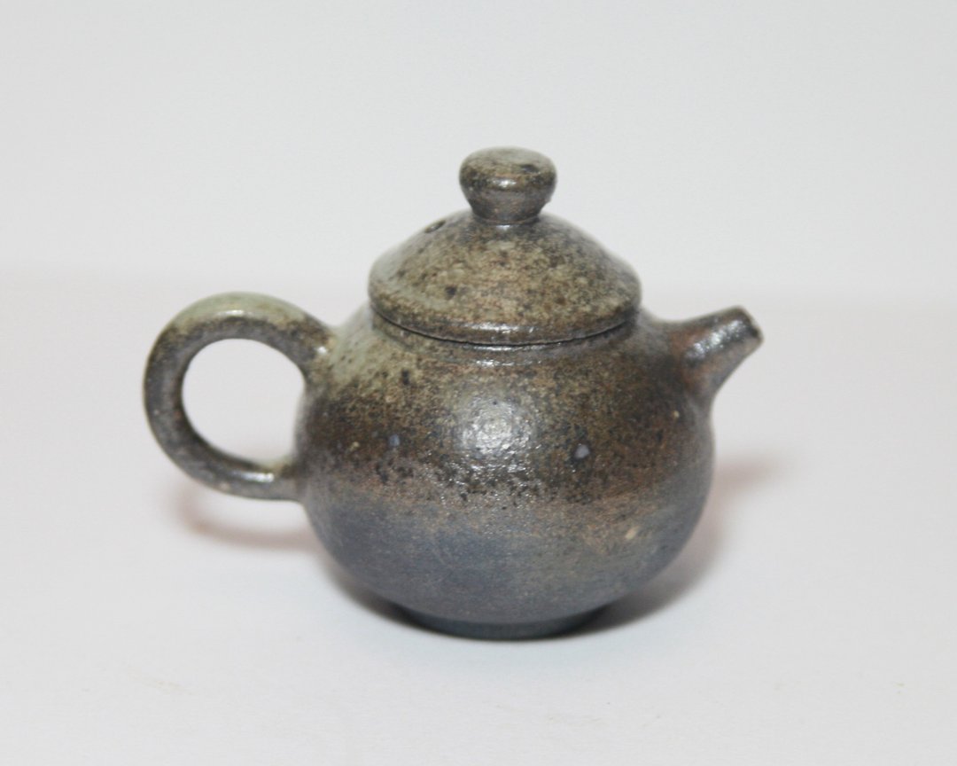 藏菁ㅣ还原烧小茶壶 - 茶具/茶杯 - 陶 