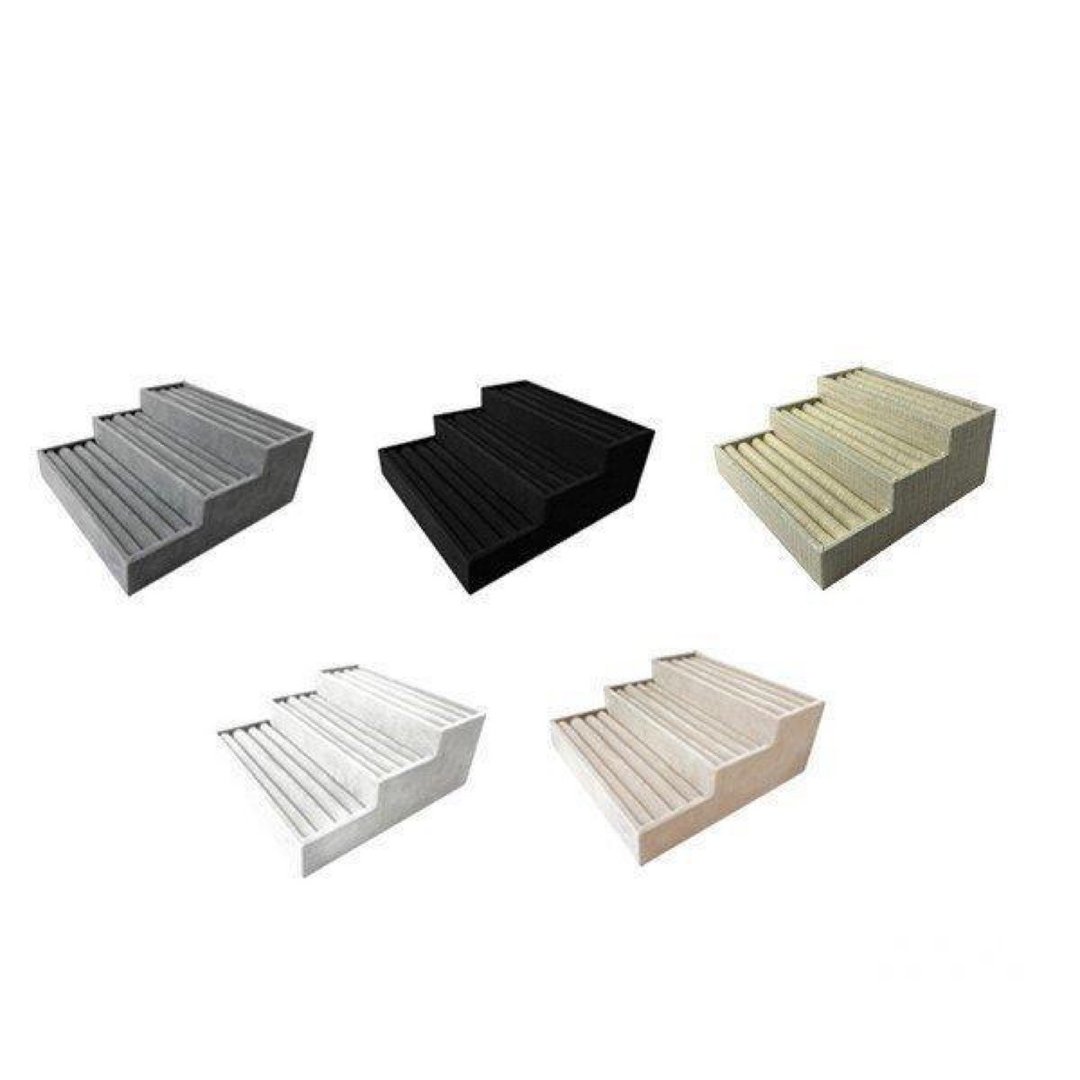 ring display tiered - 收纳用品 - 棉 黑色