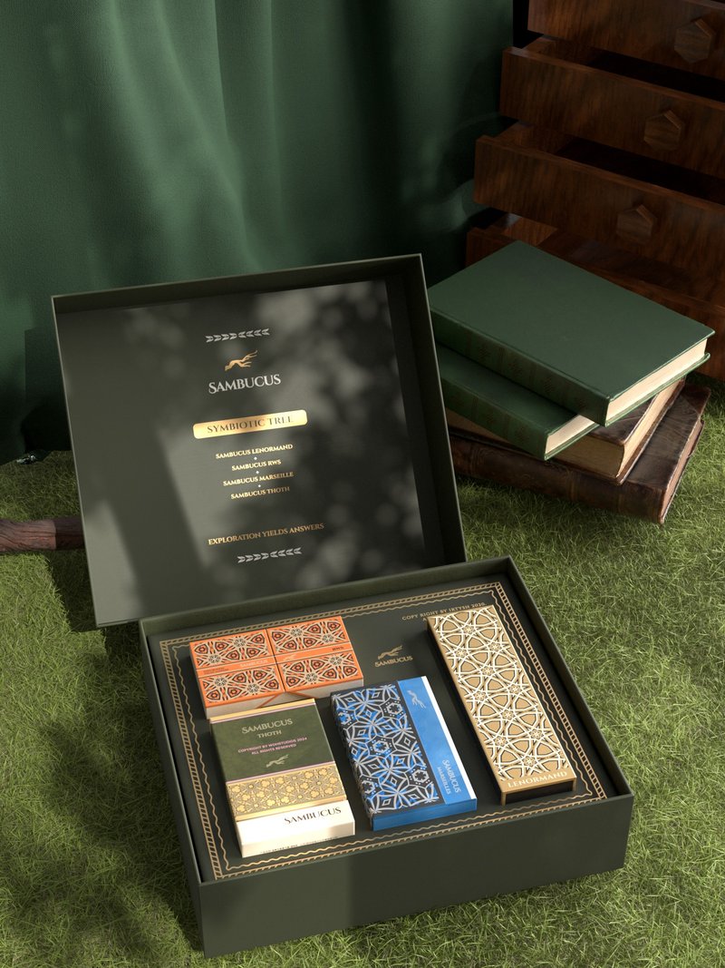 接骨木V2系列塔罗牌雷诺曼All-In礼盒 - 桌游/玩具 - 纸 多色