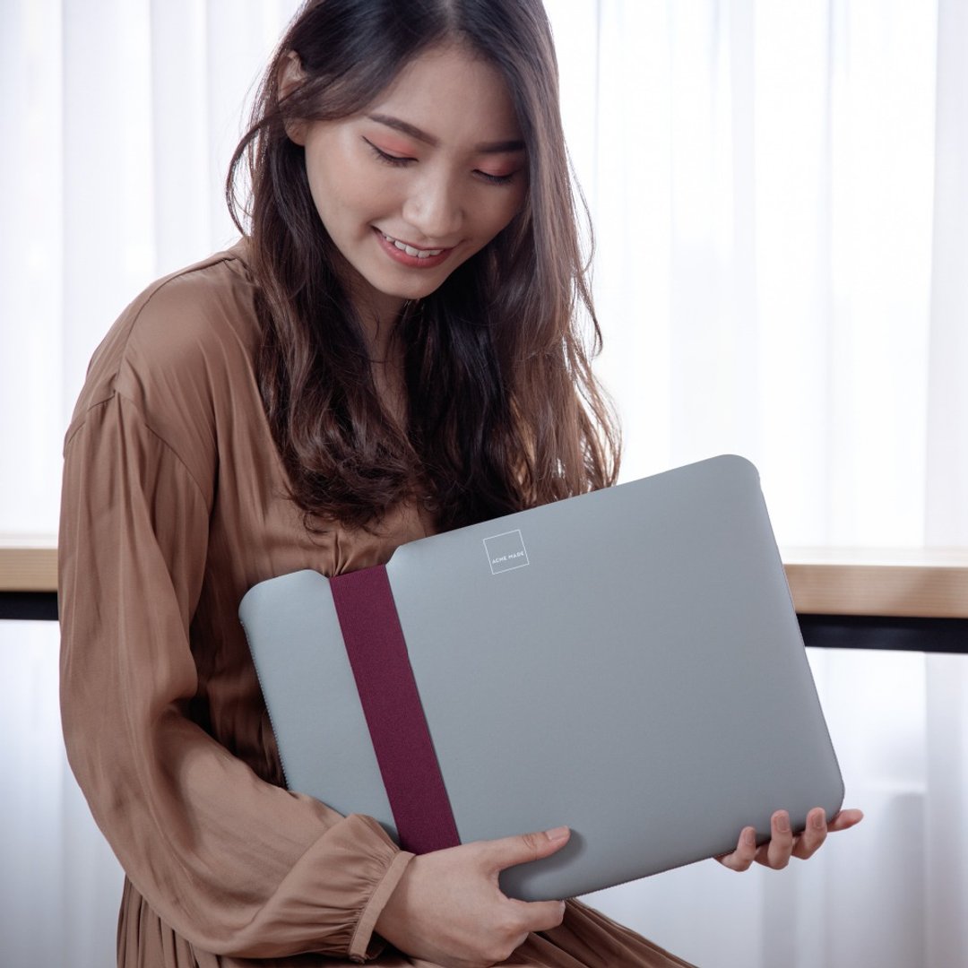 Microsoft Surface Pro 笔电包内袋 灰/紫 - XS - 电脑包 - 其他材质 