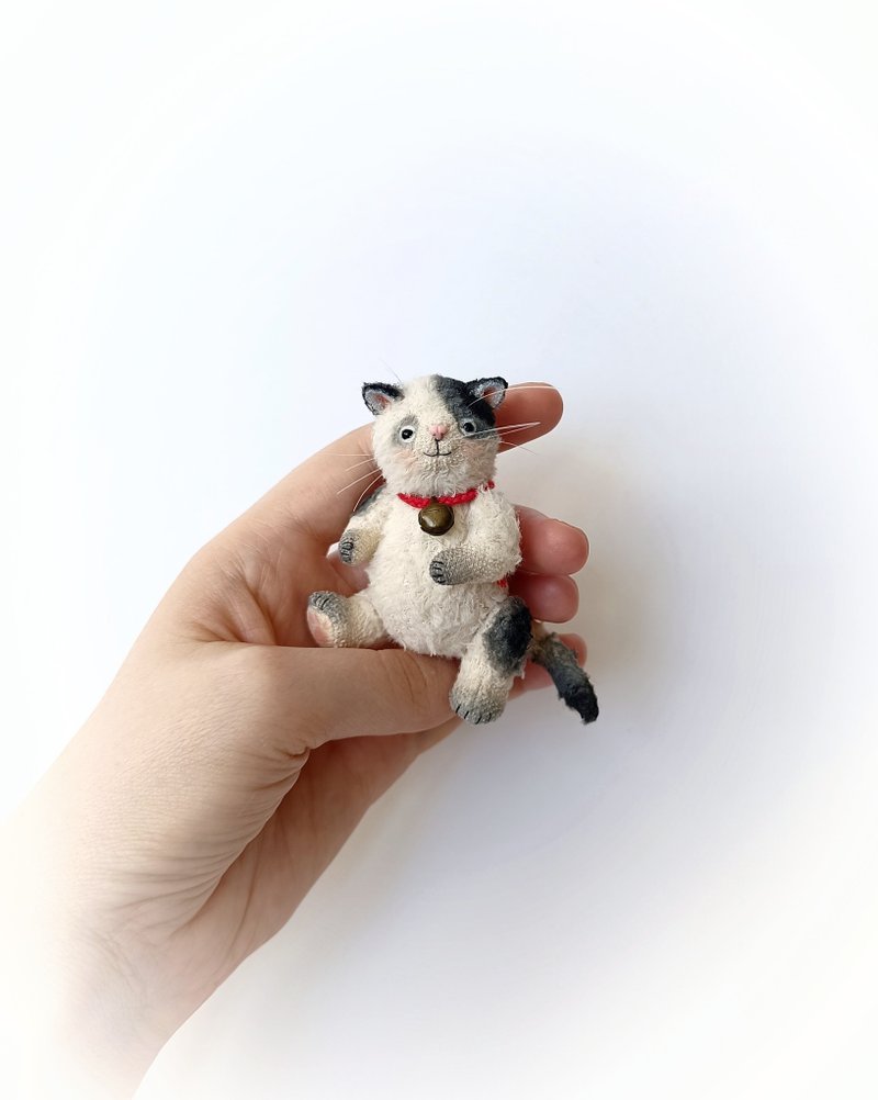 白色小猫 - 玩偶/公仔 - 其他材质 灰色
