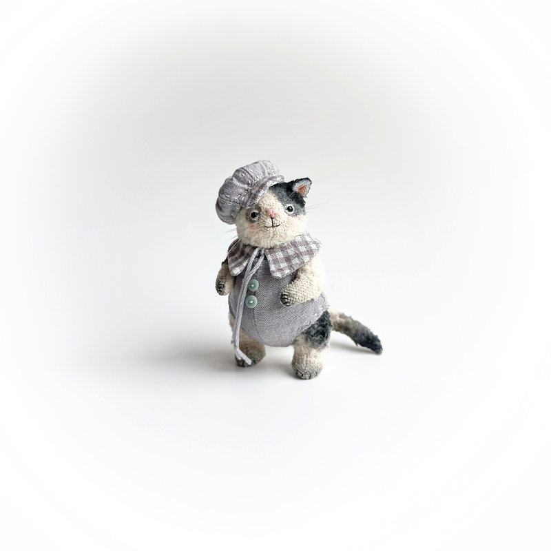 白色小猫 - 玩偶/公仔 - 其他材质 灰色