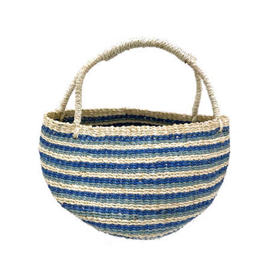 Banana basket/Blue - 手提包/手提袋 - 环保材料 