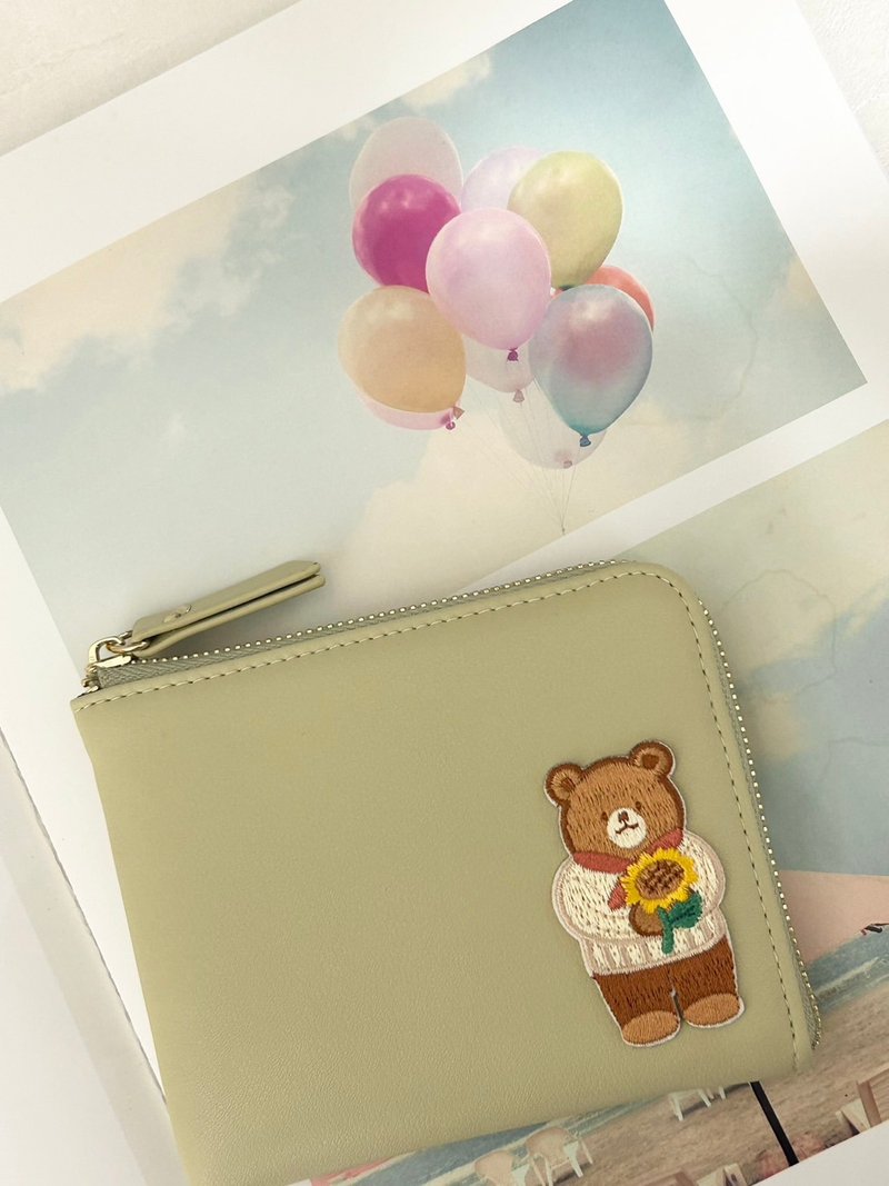 【快速出货】L型短夹 零钱包 皮夹 卡夹 小包 大容量 生日 毕业礼 - 皮夹/钱包 - 防水材质 