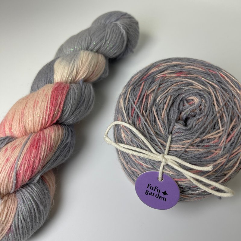 fufugarden手染線兔絨綿韻系列-灰兔夢境-羊毛兔毛 - 编织/刺绣/羊毛毡/裁缝 - 羊毛 