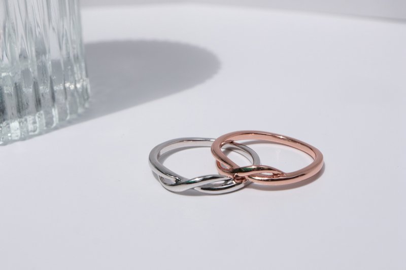 浪花。纯银戒指 - 戒指 - 纯银 银色