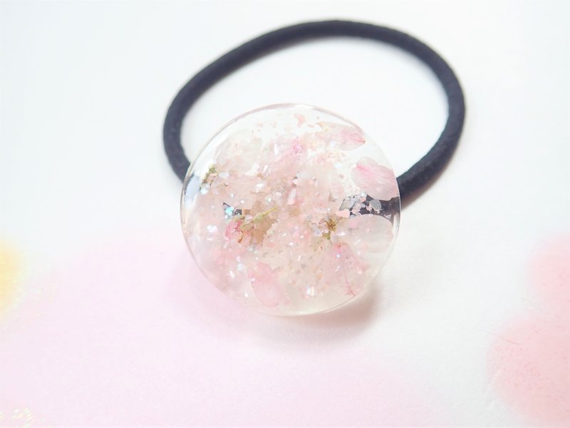 Sakura Fubuki Keio Sakura Hair Tie - 发饰 - 植物．花 粉红色