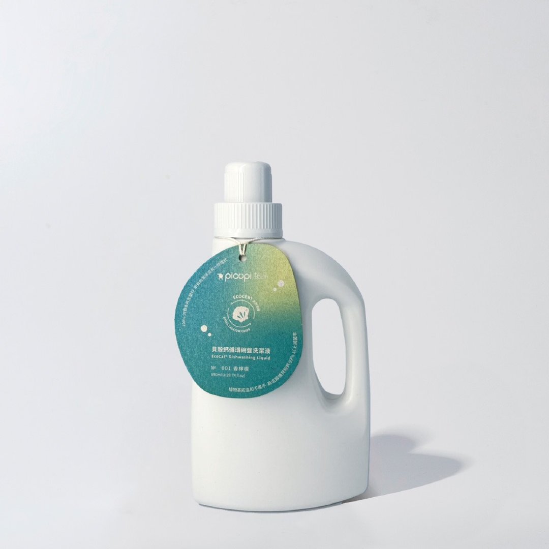 贝壳钙循环碗盘洗洁液/香柠檬/850ml - 碗盘清洁 - 环保材料 