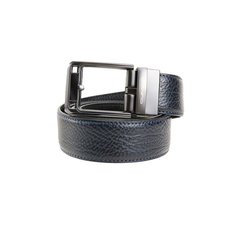 CUMAR - SEAN 头层牛皮自动扣皮带 - 皮带/腰带 - 真皮 多色