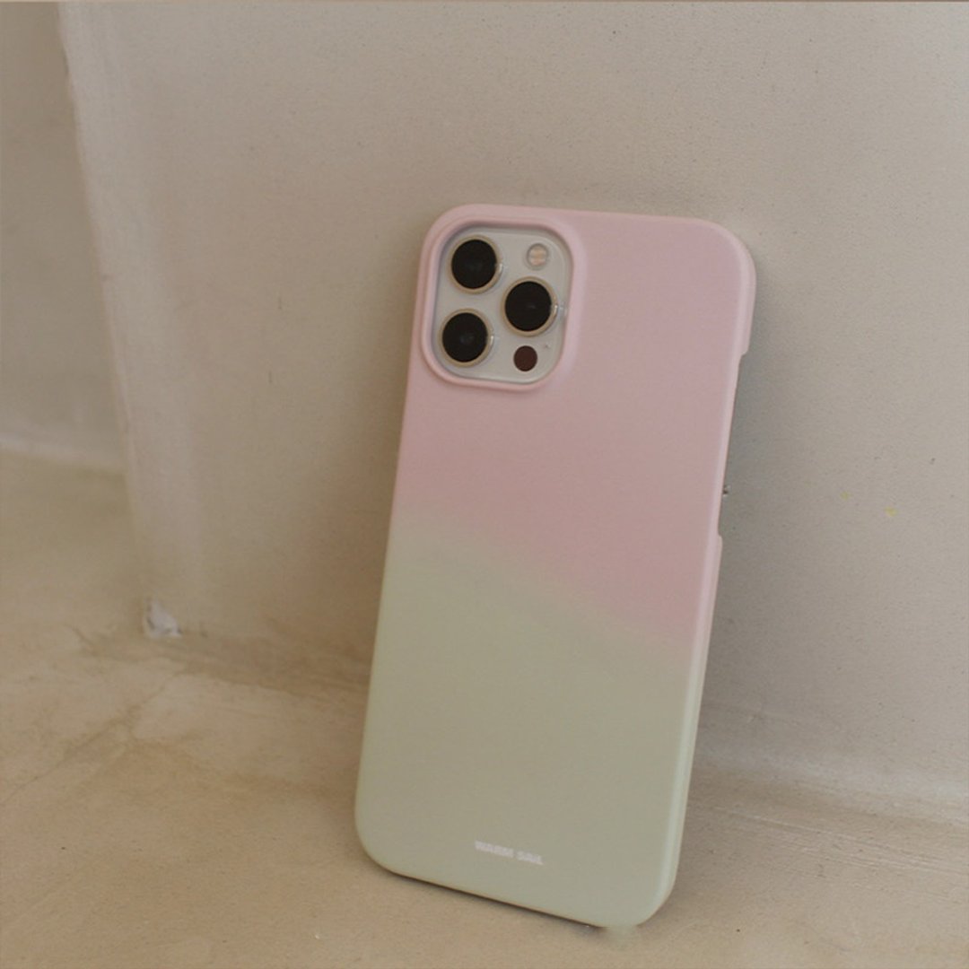WARMSAiL 牛油果草莓酪酪晕染风磨砂硬壳Iphone12苹果原创手机壳 - 手机壳/手机套 - 其他材质 