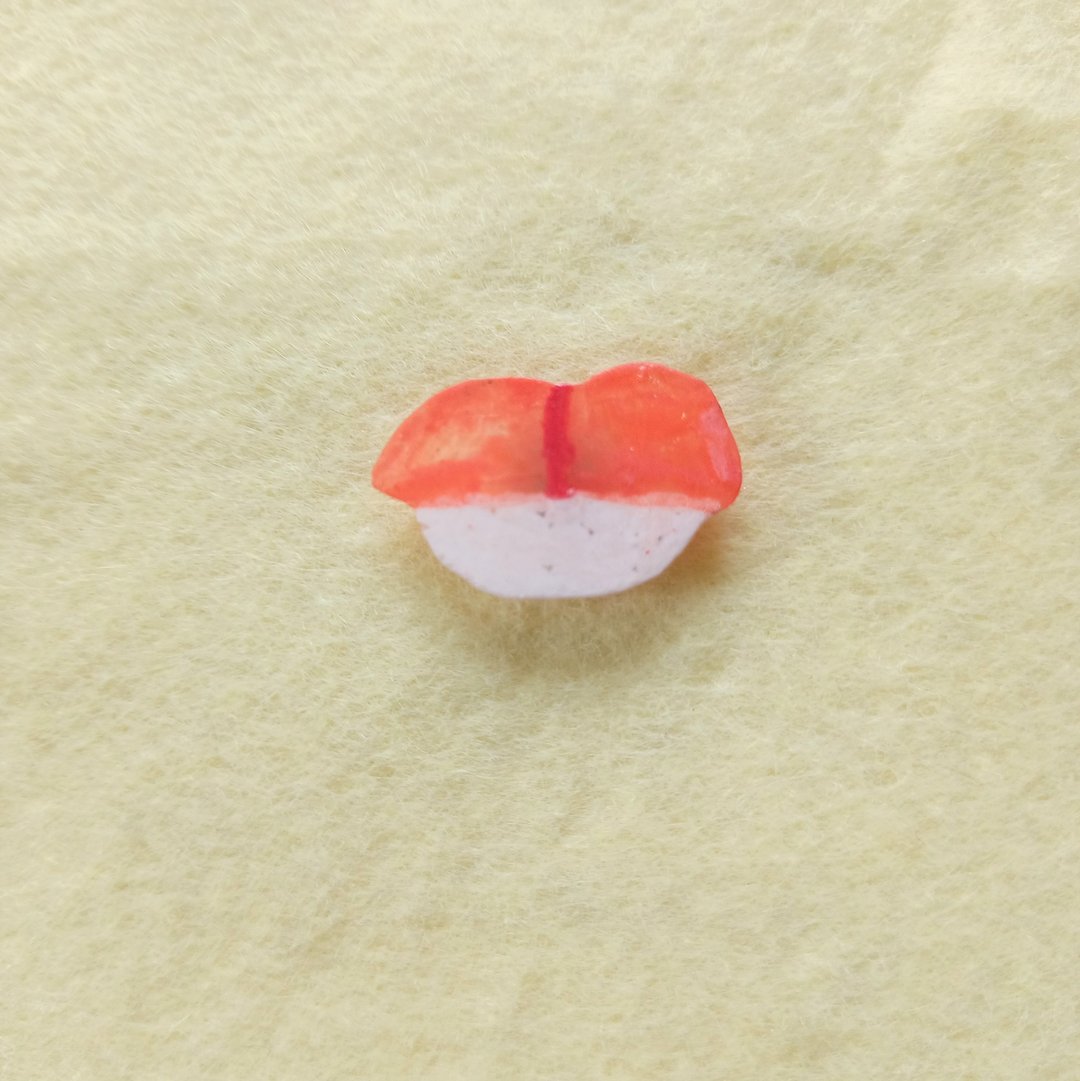 趣味磁铁 赤贝寿司 寿司 寿司 赤贝 - 冰箱贴/磁贴 - 塑料 红色