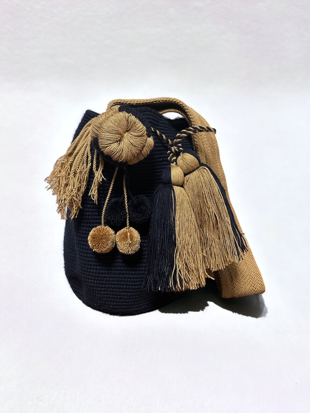 哥伦比亚 Wayuu 手织袋 - 侧背包/斜挎包 - 棉 多色