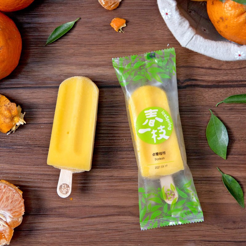 椪柑冰棒 /每组6枝 - 冰淇淋/冰棒 - 其他材质 橘色