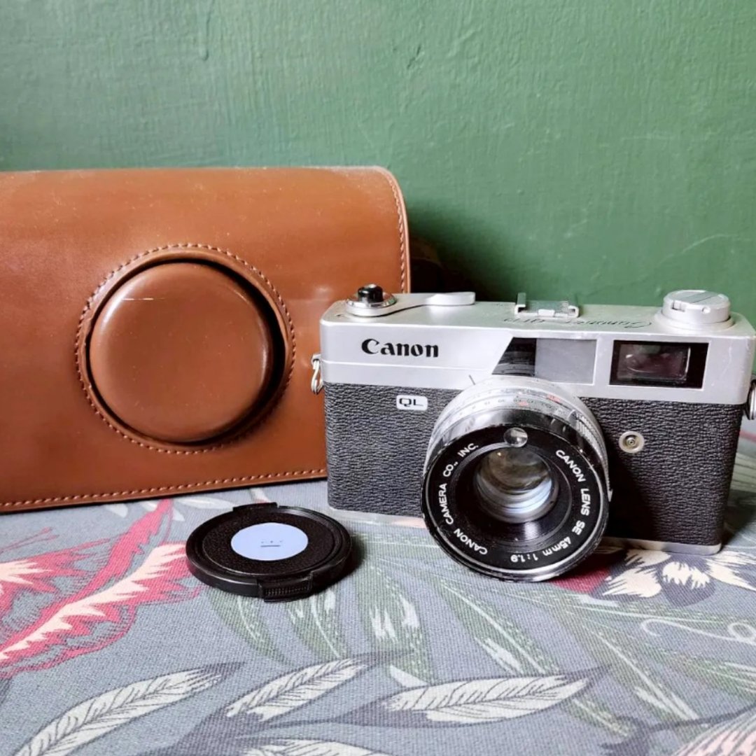 专业相机店 CANON Canonet QL19 大光圈 底片相机 (保固 30 天) - 相机 - 其他金属 银色