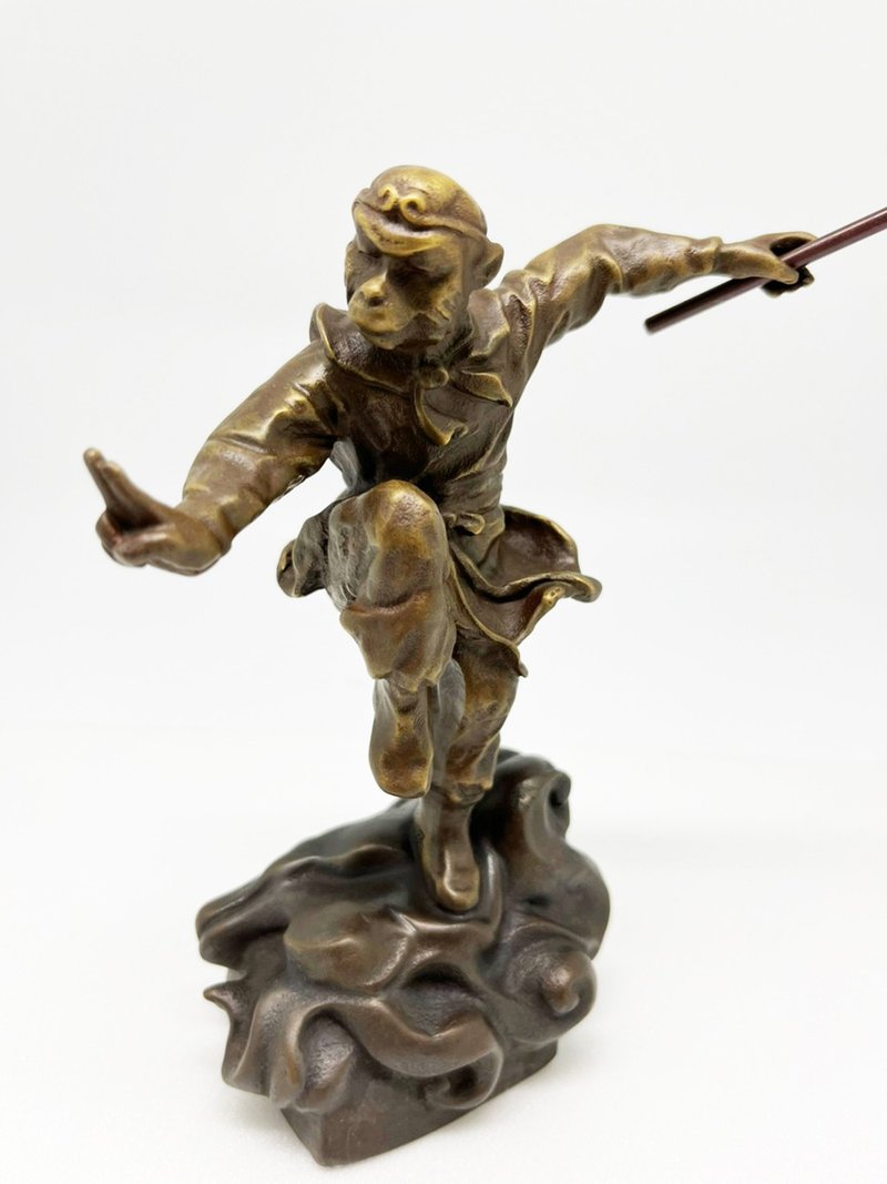 洪福齐天 - 摆饰 - 铜/黄铜 咖啡色