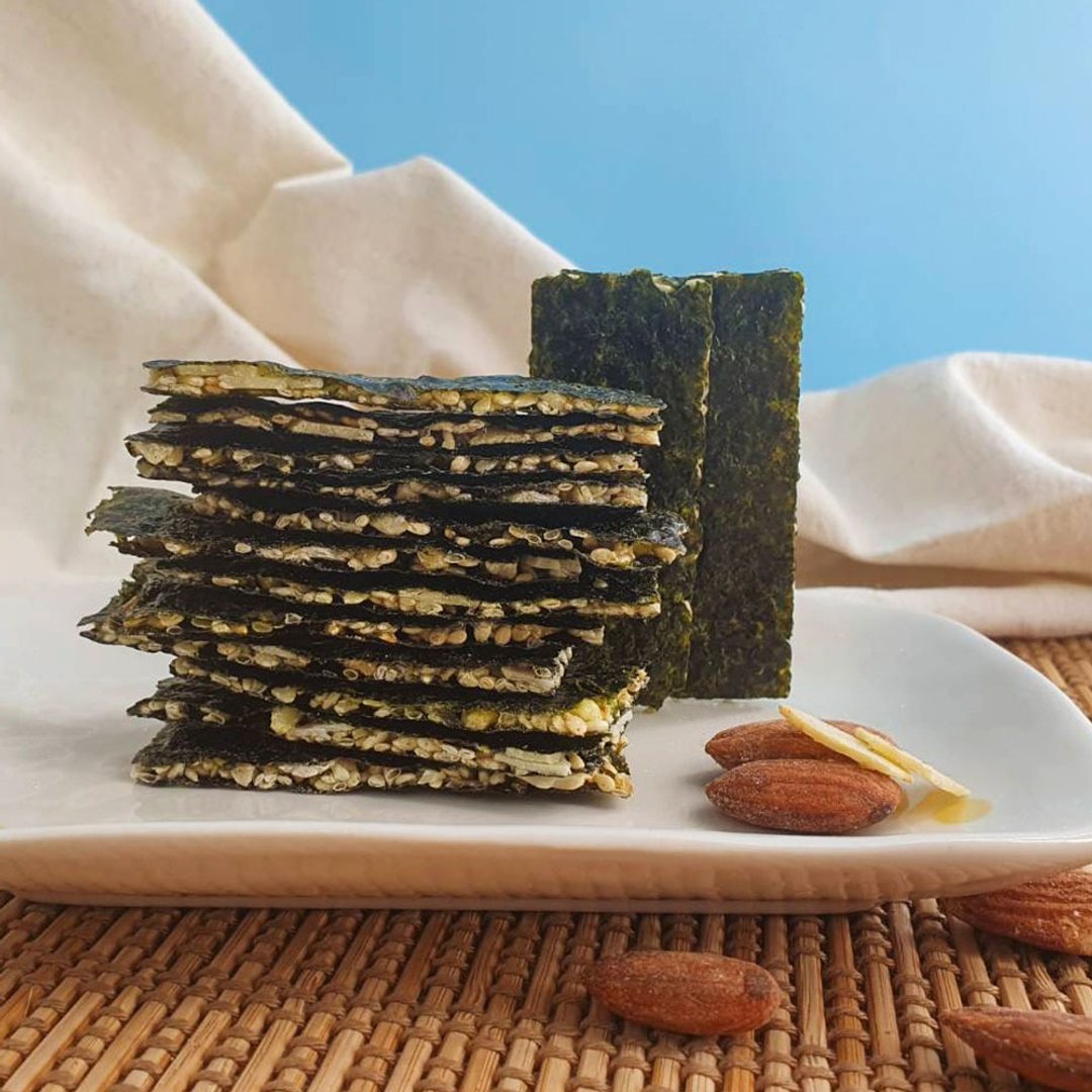 【幸运紫娃】海苔杏仁脆片 - 零食/点心 - 其他材质 