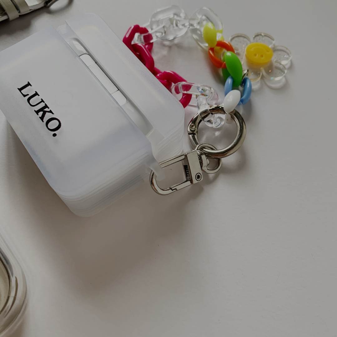 AirPods | LUKO设计 | 雾面全包小花保护套 - 耳机收纳 - 其他材质 