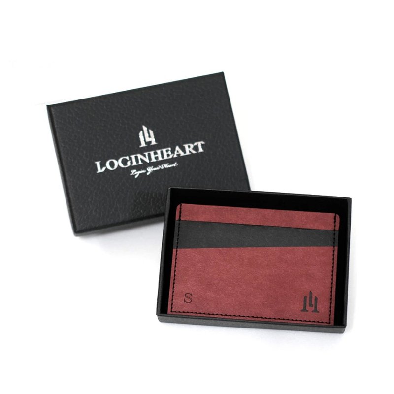 免取卡正面感应卡夹 气势红黑 各类卡片直接感应不受其他卡片干扰 - 皮夹/钱包 - 纸 