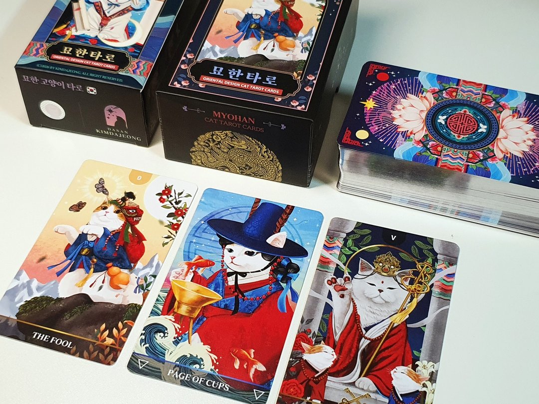 Myohan Tarot MINI 80 张牌卡 (韩国原版) - 桌游/玩具 - 纸 