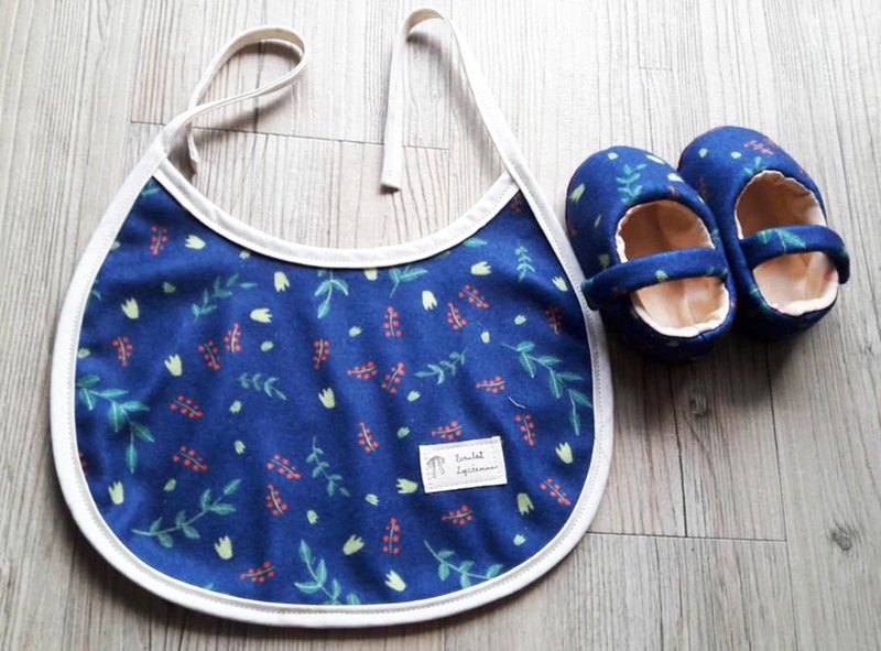 巴哈的森林弥月礼盒两件组 (羊毛布款) - 满月礼盒 - 羊毛 