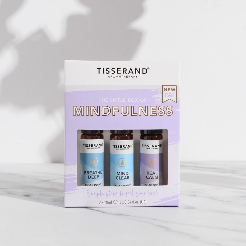 【英国原装进口】正念减压精油组 Mindfulness 滚珠瓶10ml*3入 - 旅行套装 - 精油 
