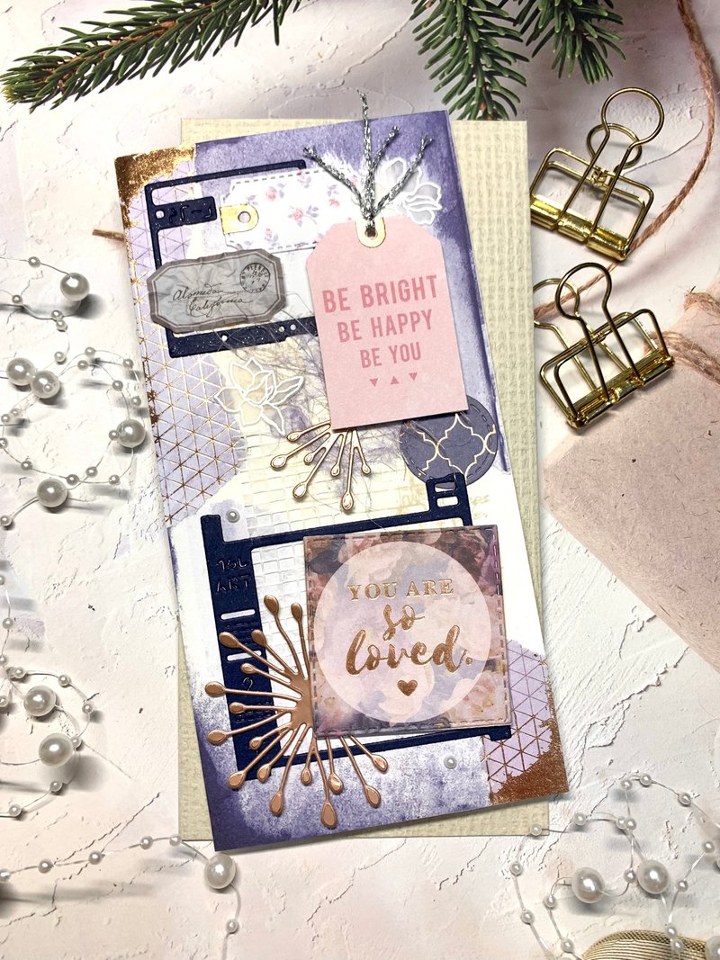 拼贴卡片/祝福卡片/万用卡片/手工卡片_be bright - 卡片/明信片 - 纸 蓝色