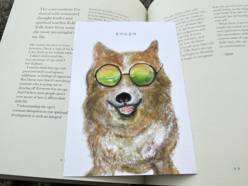 Postcard/万用明信片/明信片/手绘 - 卡片/明信片 - 纸 白色