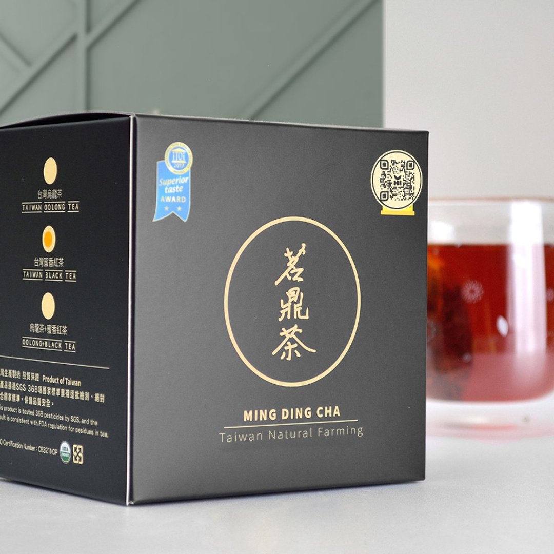 【茗鼎茶】台湾蜜香红茶 (15入) 台湾高山茶 / ITQI风味 - 茶 - 植物．花 黑色