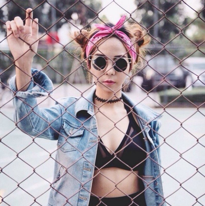 高腰两件式泳装/黑色/Size L - 其他 - 其他材质 