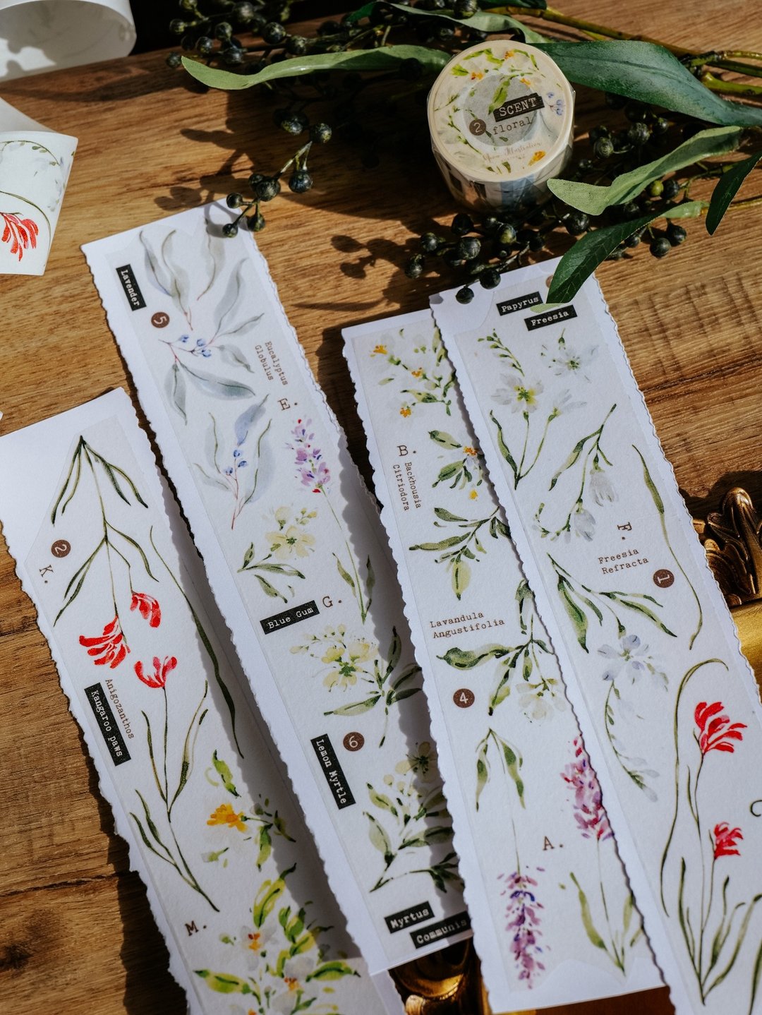 香气研究所.花 和纸纸胶带(重油含离型纸) - 纸胶带 - 纸 