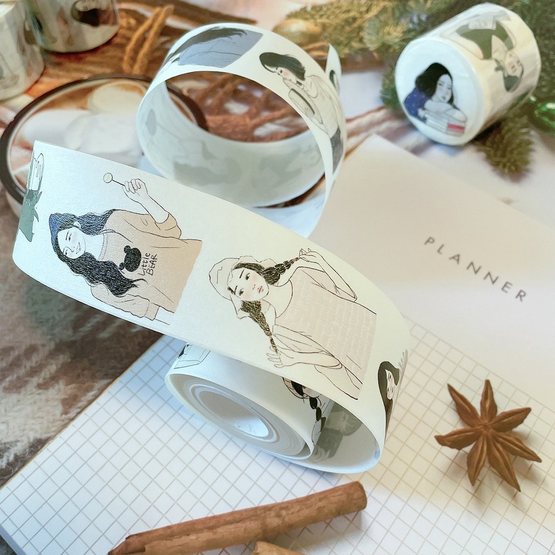 4cm 纸胶带 / 小日子 - 纸胶带 - 纸 