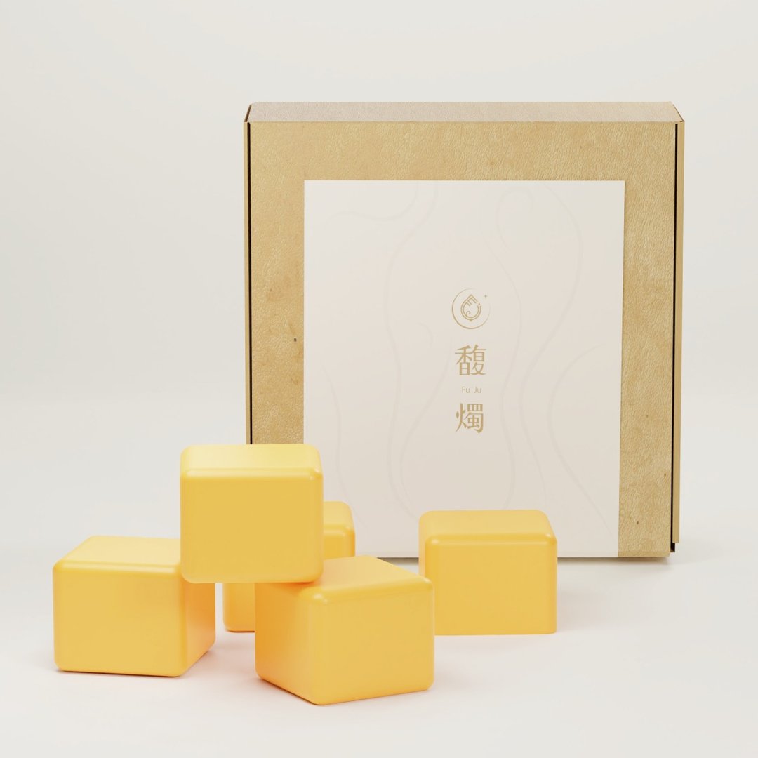 秘密花园1 | 茉莉玫瑰香氛融蜡块 悠享版 | 浪漫花香手工打造 - 香薰/精油/线香 - 蜡 黄色