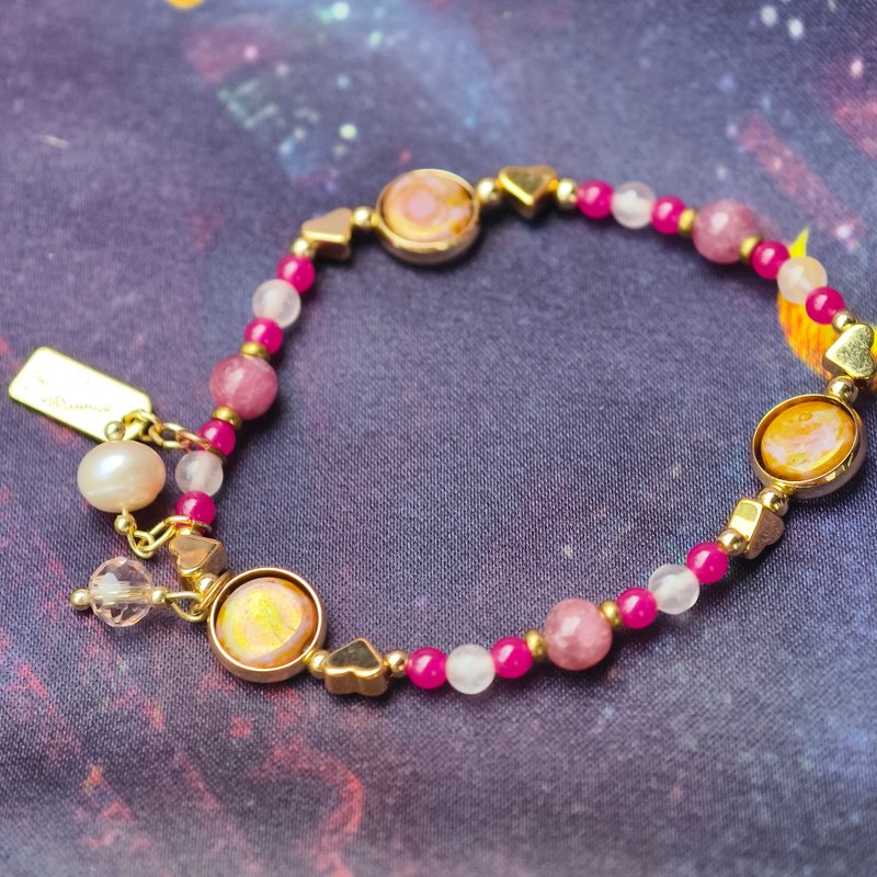 创意 设计 手链 瑰语密令 Secret of the Rose - 手链/手环 - 水晶 粉红色