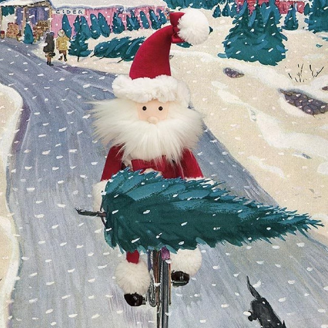 Berry Santa 48cm 圣诞老公公 - 玩偶/公仔 - 聚酯纤维 红色